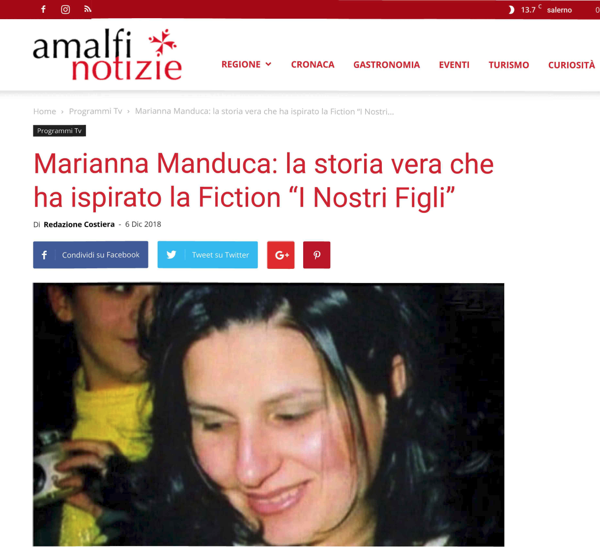 Articolo di Amalfi Notizie