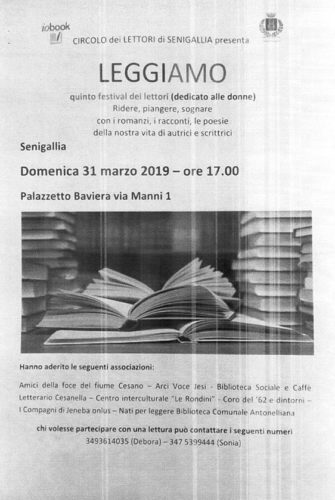 festival dei lettori di Senigallia dedicato alle donne