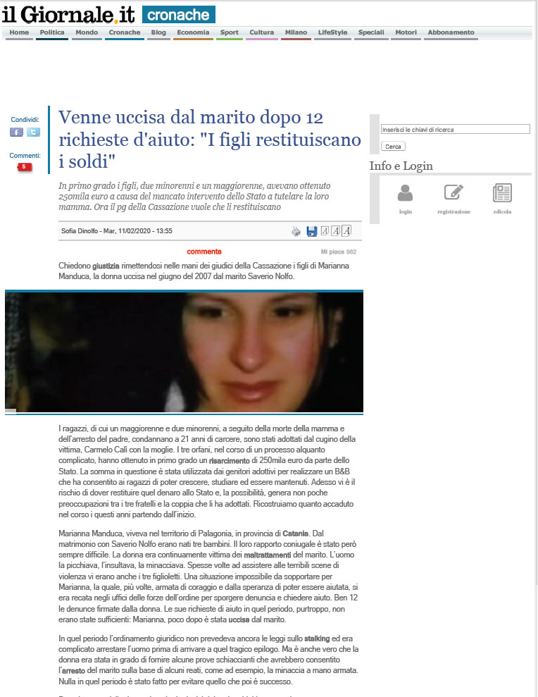 Marianna-Manduca---articolo-il-giornale