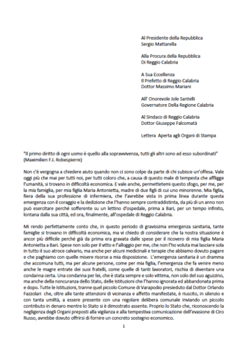 Verità e giustizia per Maria Antonietta Rositani