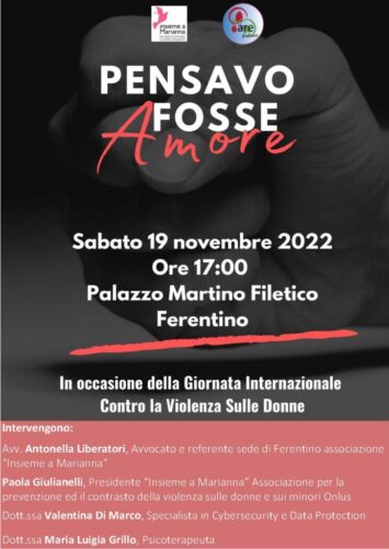 Iocandina 19.11.22 Pensavo Fosse Amore