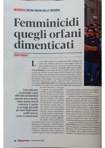 Femminicidi, quegli orfani dimenticati (Espresso, settembre 2025)_page-0001