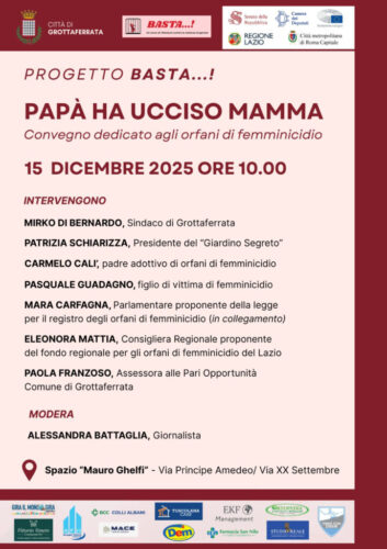 LOCANDINA GROTTAFERRATA 15 DICEMBRE