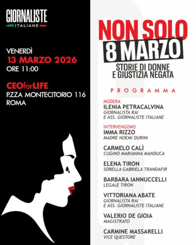 Evento 13 marzo 2026