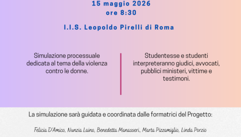 Locandina Evento 15 maggio 2026
